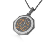 Pisces Zodiac Titanium Pendant